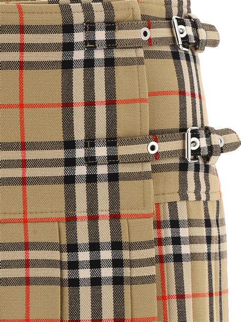 burberry kilt men's|burberry pleated check wool.